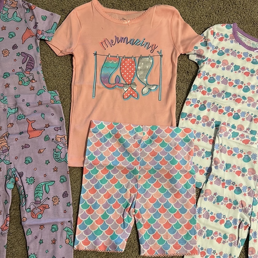 6-Pieces Girls Pajamas - Picture 3 of 4